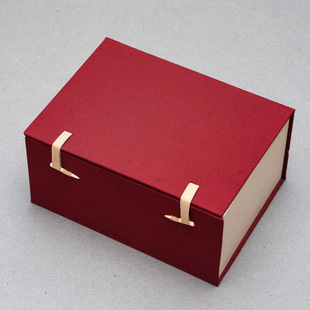 Supply purple sand teapot packaging brocade box bone pin buckle activity file brocade box gift box rectangular multi-grid storage box