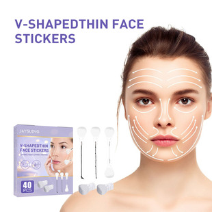 Jaysuing V-shaped Face Care Sticker for Face Skin V-shaped Melon Seed Face Lug Face Sticker