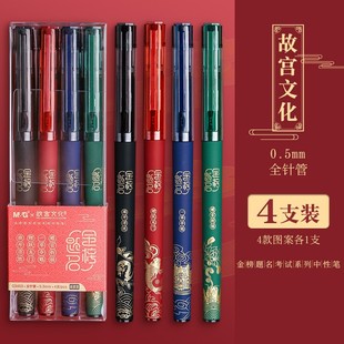 Morning Light Forbidden City Auspicious Beast Cultural Joint Gold List Title Limited Gift Box Set K35 Press Gel Pen Brush Question Pen