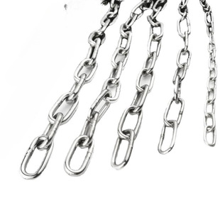 304/201 Stainless Steel Chain Iron Chain Chain Chandelier Pet Clothes Drying Load-bearing Guardrail Swing Iron Lock Chain