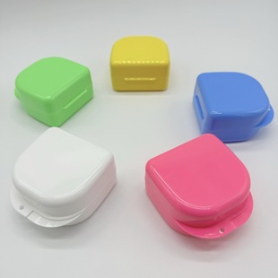 Dental Orthodontic Denture Box Portable Holder Box Large and Medium Open Storage Box Molar Set Box Orthodontic Box Crown shell