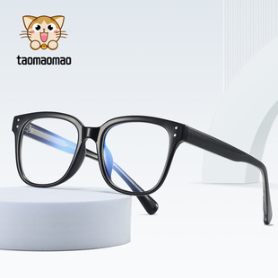 2025 manufacturers new square TR90 pin frame glasses girls myopia can be equipped with high-definition lenses wholesale