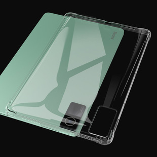 Для Red Rice плоская крышка RedmiPad 10,6 2022 четыре угловая подушка безопасности разбивается Прозрачная мягкая оболочка из ТПУ