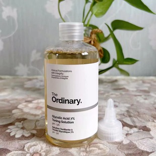 TheOrdinary Фруктовая кислота Тонер 7% Гликолат Гликолевая кислота лосьон отшелушивание 240ml