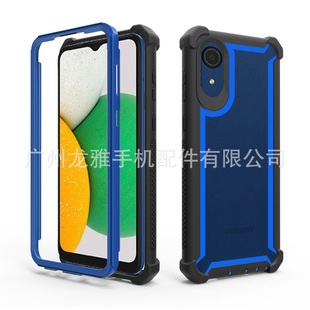 New three-proof space shell for Samsung A03 Core transparent acrylic three-proof mobile phone case factory spot