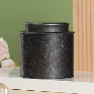 90 convex lid embossed round can rock tea Tieguanyin loose tea packaging sealed tea can tinplate tea box storage tank