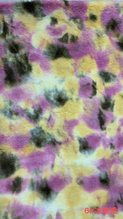 В наличии 1500 Rabbit Hair Tie-Dye 20 Имитация волос Rabbit Hair Tie-Dye Супер мягкая утолщенная красочная кроличья шерсть фланелевая ткань
