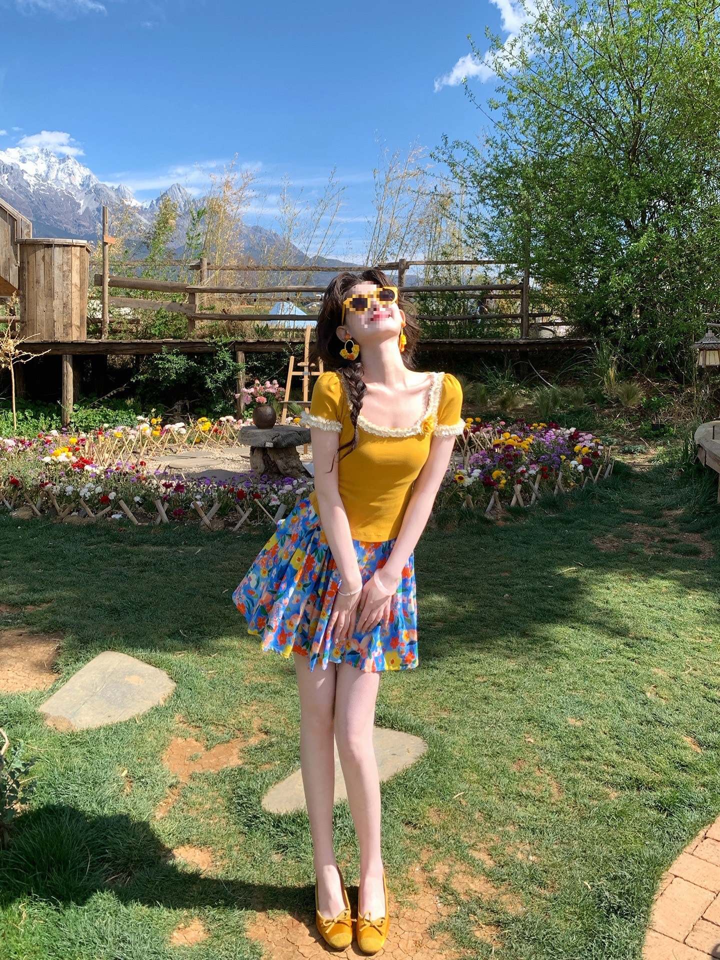 Summer 2026 Super Trendy and Stunning Outfit Set: Dopamine-Style Beach Vacation Two-Piece Dress Set for Women