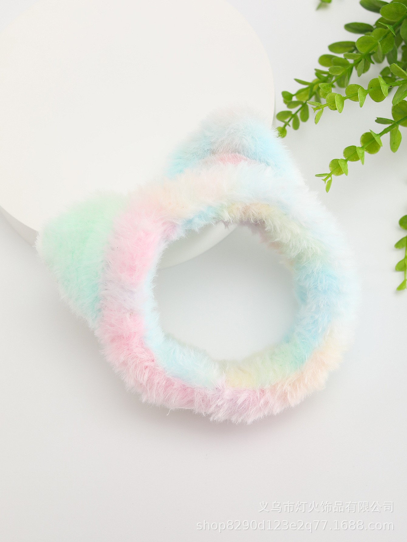 Female Face Wash Headband Cartoon Thickened Cat Ear Makeup Mask Headband Hair Accessories Headband Ready for Delivery in Seconds