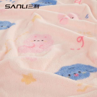Sanli Towel Printed Hair Dried Cap Cartoon Headscarf Strong Water Absorbent Bath Cap Coral Fleece Hair Dried Cap Adult Hair Dried Cap