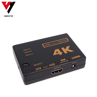 HDMI 4K коммутатор три-переключатель один HD коммутатор 3-переключатель 1 встроенный инфракрасный
