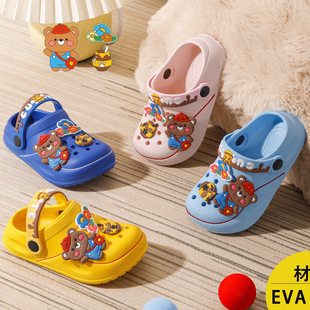 E-Commerce foreign trade online celebrity cute cartoon garden shoes hole shoes soft bottom closed toe feeling of shit eva slippers cartoon ins