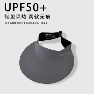 Simple Traceless Sunscreen Hat Foldable Large Brim Sunshade Hat Women's Travel All-match Internet-popular Sun Hat