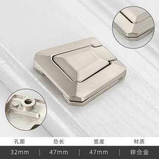 Wardrobe drawer hidden handle flat hidden handle modern simple bedside table hidden handle cabinet pull ring handle