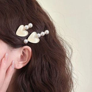 Mermaid Bubble Super Fairy French Wave Light Love Pearl Hairpin Advanced Sense Niche Temperament Sweet Bangs Side Clip
