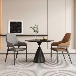 Modern Italian Simple Light Luxury Dining Chair Home Backrest Nordic Casual Dining Table Chair Restaurant Hotel Backrest Chair