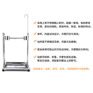 Большая станция попугая из нержавеющей стали Xuanfeng птичий стеллаж птицы стеллаж птицы стеллаж маленький солнечный ножной кольцевой декоративный стеллаж