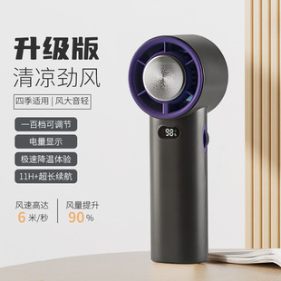 Cross-border handheld fan semiconductor refrigeration ice compress high-speed portable usb rechargeable outdoor refrigeration small fan