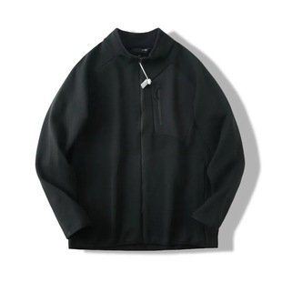 Bird! Early spring style! Men and women of the same style! Handsome Full Zip Prellis Fleece Collar Simple Men's Collar Jacket