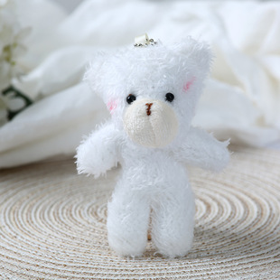 Blush plush Big Head bear Teddy conjoined bear pendant bag accessories bouquet accessories bear spot teddy bear