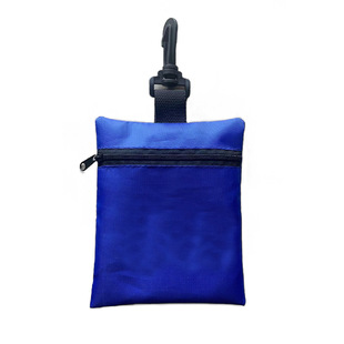 Customized Oxford Zipper Bag Hook Bag Storage Polyester Mesh Patchwork Bag Beach Towel Storage Bag Hook Bag