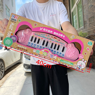 Children's electronic organ musical instrument beginner early education baby toddler girl violin can play toys big gift box wholesale