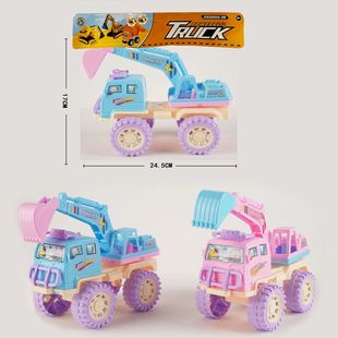 Cross-border export Children's inertia sliding engineering vehicle excavator water truck sprinkler toy foreign trade border trade Night Market
