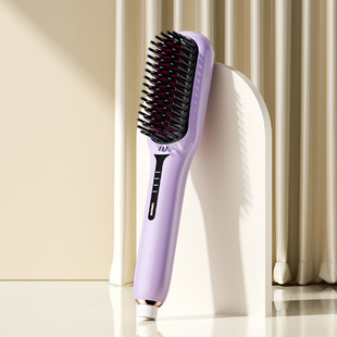 New Little Red Book recommend Lazy Straight Hair Comb Negative Ion No Hair Injury Curly Hair Buckle Student Dormitory Straight Hair Artifact
