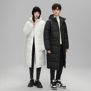 Trendy Brand Men's and Women's Couple Down Jacket Men's Autumn 2023 New Long Knee-length Thickened Jacket Y