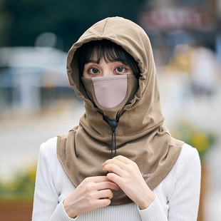 Windproof Riding Mask Men's Autumn and Winter Warm Electric Car Helmet Liner Hat Bike Integrated Riding Headgear Hat