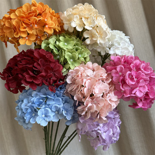 Clearance Simulation Hydrangea Wedding Hydrangea Single Large Hydrangea Hotel Wedding Flower Arch Decorative Flower Fake Flower