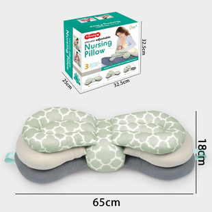Amazon nursing pillow baby side lying nursing pillow confinement cushion waist support baby lying feeding anti-spitting milk maternity pillow