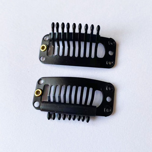 3.2cm South Korea clip hair extension clip pp clip head cover clip Black
