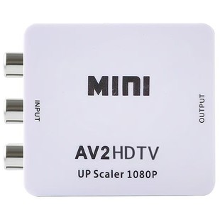 Источник питания AV в HDMI конвертер поддерживает 1080P HD видеовыход AV в HDMI адаптер