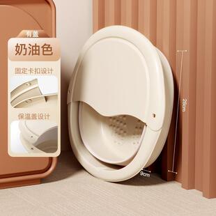 Folding Foot Bucket with Lid New Style Heat Preservation Household Foot Bucket Massage Foot Washing Bucket Cross-border Foot Bath Bucket