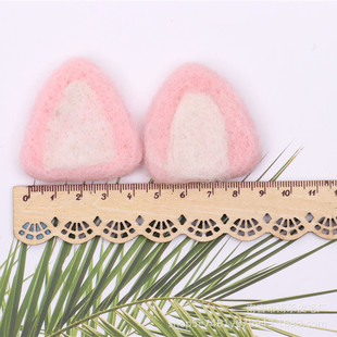 Wool felt large rabbit ears cat ears hair accessories hat poking DIY finished Christmas ornaments small pendant