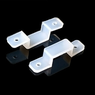 LED light bar fixing clip 8mm10mm12mm transparent arc single hole screw fixing clip