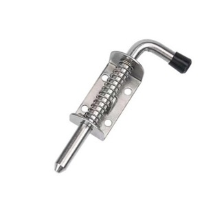 304 Stainless Steel Hinge Spring Latch Left and Right Removable Automatic Return Latch Door Spring Hinge Customization