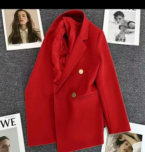 2025 Spring and Autumn Women's Clothing Korean Style New Design Sense Simple Elegant Fashion Suit Long Sleeve Jacket Aocado Suit