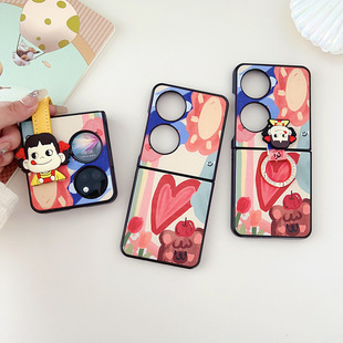 Применимо для Huawei P50 Pocket чехол для мобильного телефона складной экран масляной живописи