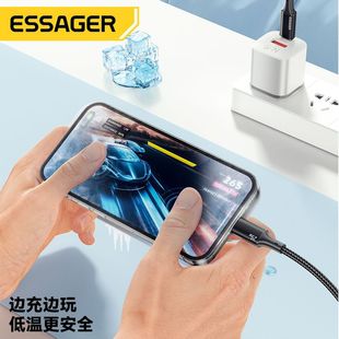 ESSAGER Apple PD быстрый кабель для передачи данных 29W кабель для передачи данных быстрый кабель для зарядки подходит для Apple 14 мобильных телефонов планшетных