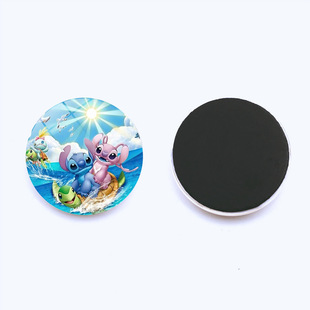 Star Baby stitch refrigerator stickers Time Gem magnetic glass home whiteboard stickers decorations 25mm