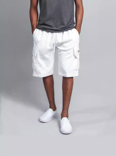2023 Export Summer New Five-point Cargo Pants Men's Tethered Casual Multi-flap Pocket Pants Loose Straight Cargo Shorts