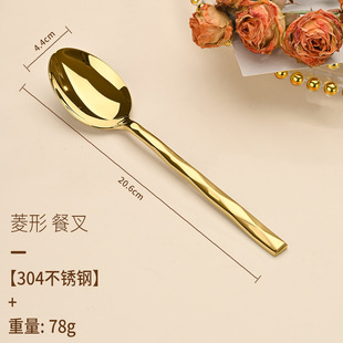 Wholesale Jieyang 304 stainless steel knife and fork thickened Western tableware cross-border Hotel kitchen supplies knife, fork and spoon suit
