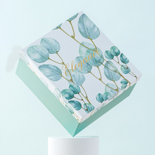 Factory Rectangular Gift Box Accompanying Gift Box Heaven and Earth Cover Small Fresh Shirt Large Gift Box in Stock