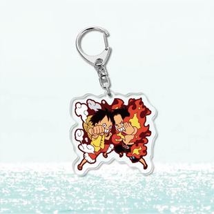 Animation peripheral acrylic sea key chain pendant wholesale creative jewelry HZ1