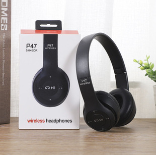 Subwoofer Wireless Bluetooth Headset P47 Foldable Headset Game Sports Headset Universal Cross-border Explosions