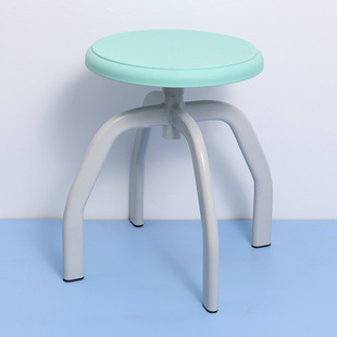 School Science and Chemistry Laboratory small round stool ABS adjustable lifting fixed four-leg student experiment stool wholesale
