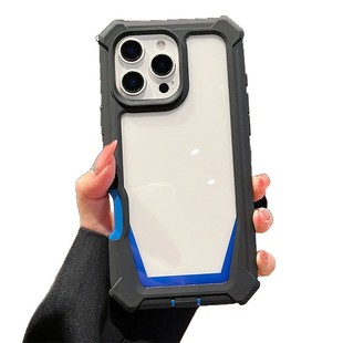Stellar Two-In-One Anti-Fall Case Suitable for Iphone16Promax Anti-Fall Mobile Phone Case Apple 16Plus European and American New