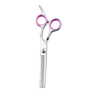 Amazon barber scissors 6 inch hairdressing scissors set flat cut thin cut stainless steel barber tool manufacturers